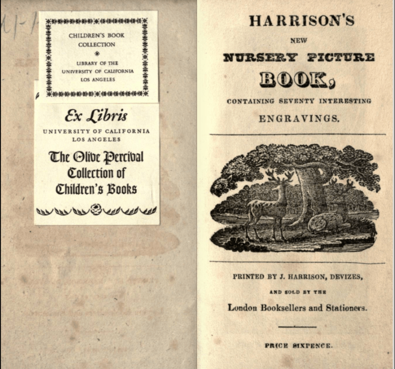 Harrison's New Nursery Picture Book Containing Seventy Interesting Engravings