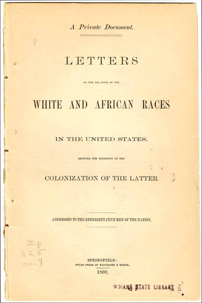a private doc letters on white and african